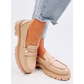 Mocassins plateforme Sidney kaki beige 2 Mocassins plateforme Sidney kaki beige 2