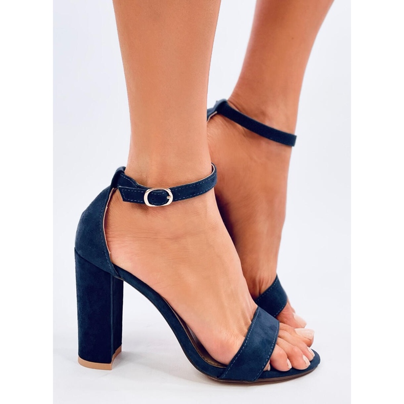 Sandales à talons hauts d'Ariel Navy bleu 2