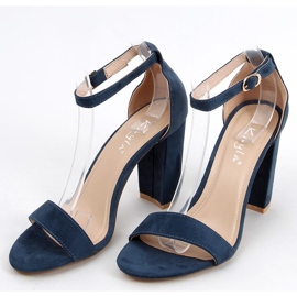 Sandales à talons hauts d'Ariel Navy bleu 5