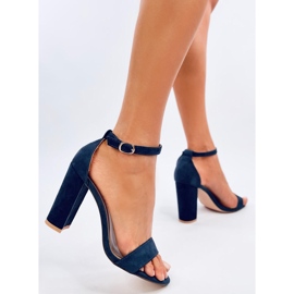 Sandales à talons hauts d'Ariel Navy bleu 3