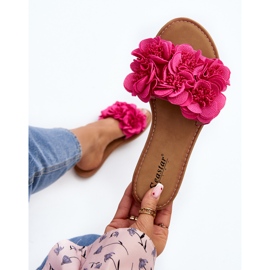 Tongs Femme À Fleurs Fuchsia Eelfan rose 8