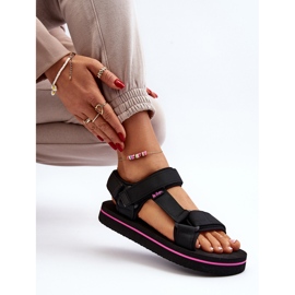Sandales plateforme pour femmes Lee Cooper LCW-24-05-2751L noir 1
