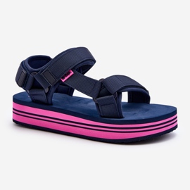 Sandales Plateforme Femme Lee Cooper LCW-24-05-2754L Bleu Marine 1