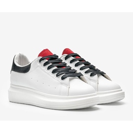 Baskets à semelle épaisse Lauryn en blanc 1