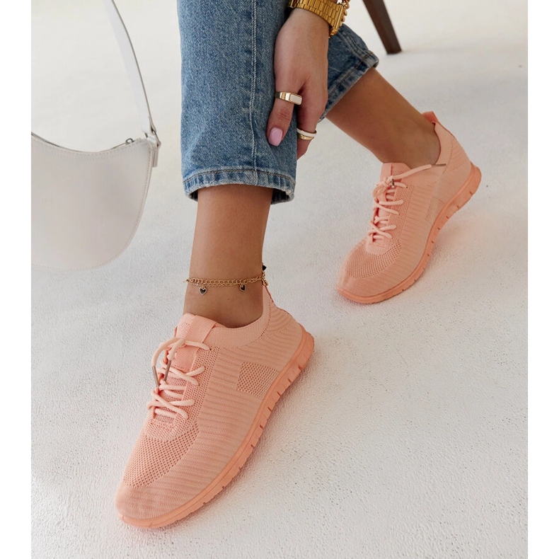 Baskets en tissu rose par Erminio 1