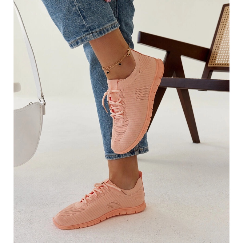 Baskets en tissu rose par Erminio 2