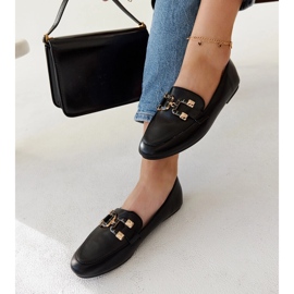 Mocassins noirs avec boucle Comerio 1