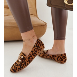 Mocassins léopard Comerio avec boucle brun 3
