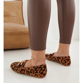 Mocassins léopard Comerio avec boucle brun 4