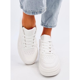 Baskets femme Miamis All White blanche 1