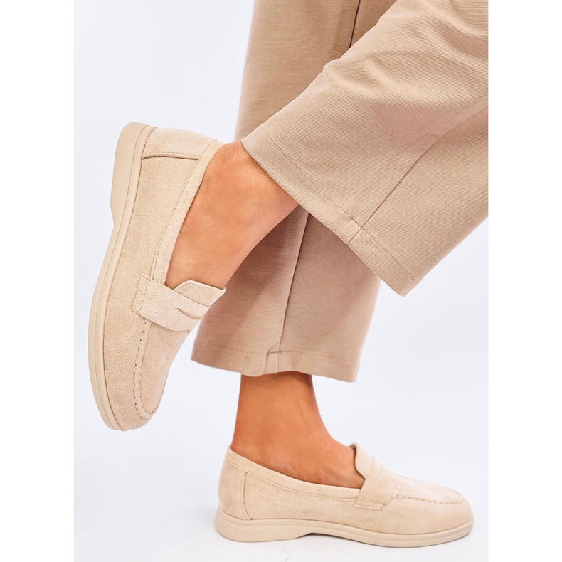 Mocassins femme Beige Forêt 1