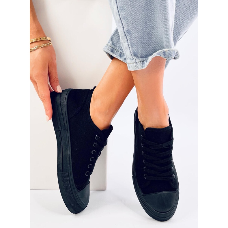 Slims Baskets femme noires le noir 1