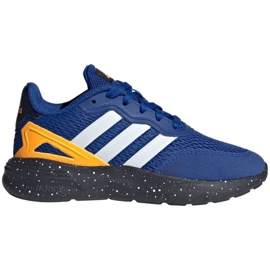 Chaussures Adidas Nebzed Lifestyle Lace Running Jr ID2456 bleu 1