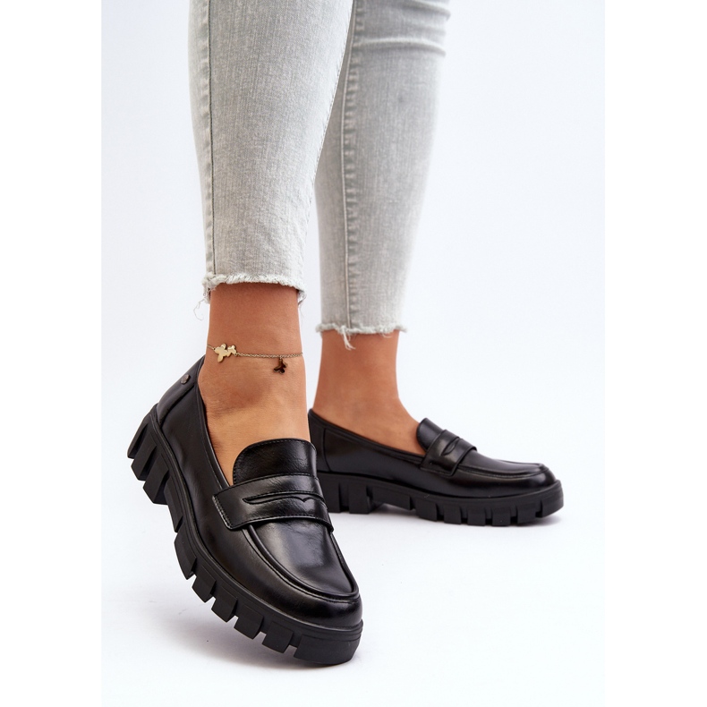 Vinceza Mocassins Femme Eco Cuir Noir Seravisa le noir 2 Vinceza Mocassins Femme Eco Cuir Noir Seravisa le noir 2