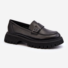 Vinceza Mocassins Pour Femmes À Bride Noir Flanila le noir 2