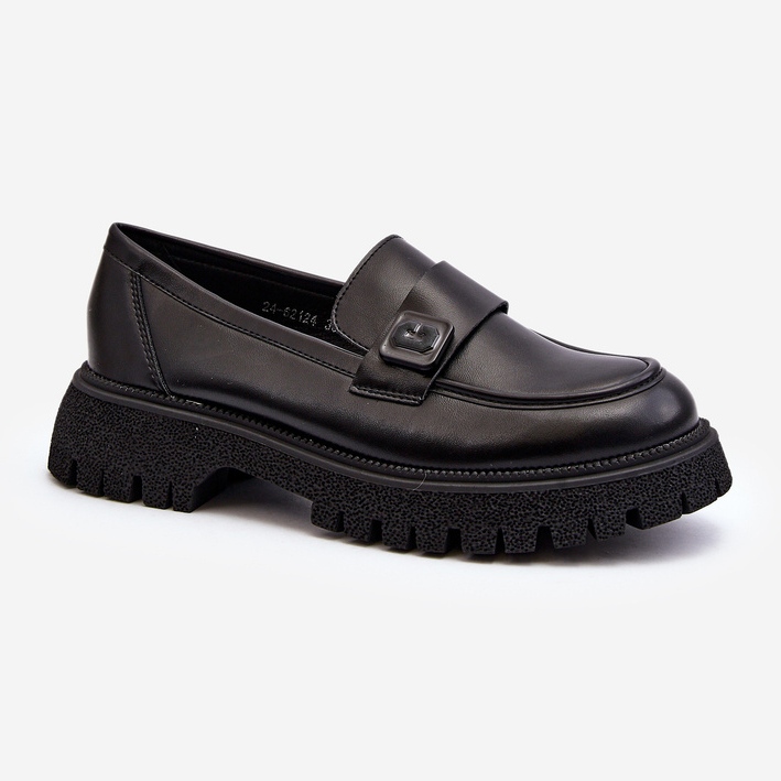 Vinceza Mocassins Pour Femmes À Bride Noir Flanila le noir 2