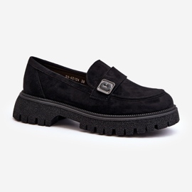 Vinceza Mocassins Pour Femmes À Bride Noir Flanila le noir 1