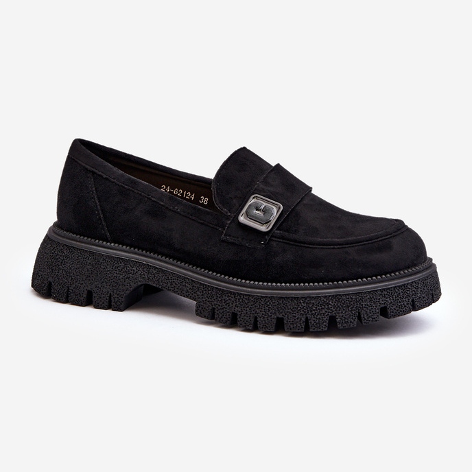 Vinceza Mocassins Pour Femmes À Bride Noir Flanila 1
