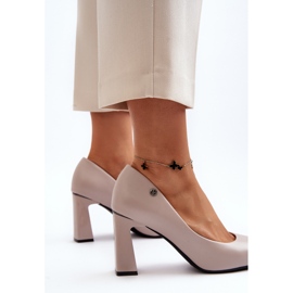 Vinceza Escarpins à talon haut, Cuir Eco, Gris Giseleni 2 Vinceza Escarpins à talon haut, Cuir Eco, Gris Giseleni 2