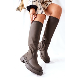 S.Barski Bottes hautes féminines Green vert 3 S.Barski Bottes hautes féminines Green vert 3