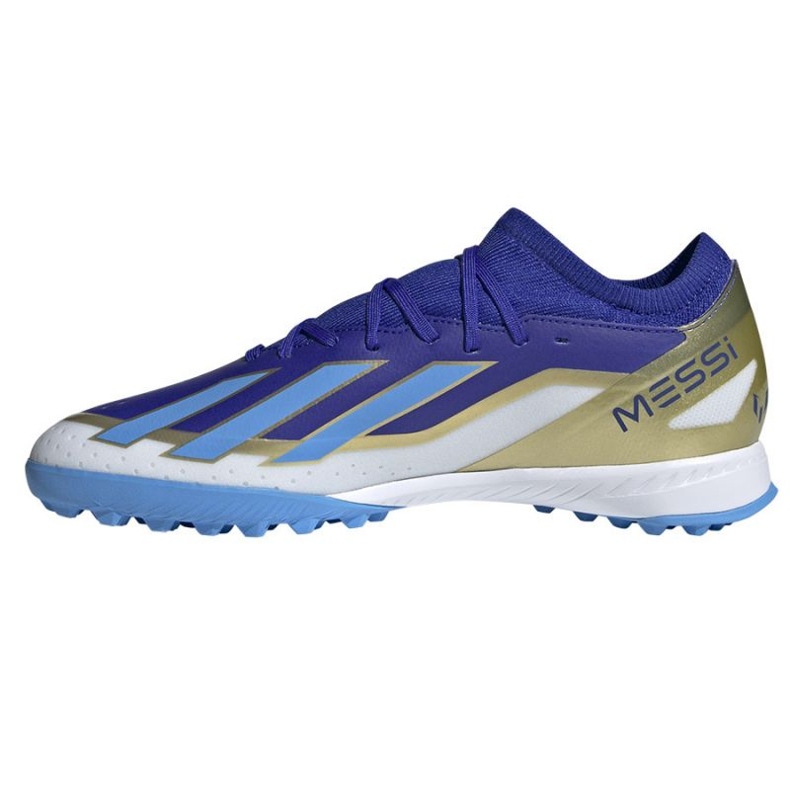 Chaussures Adidas X Crazyfast League Messi Tf ID0718 bleu 1