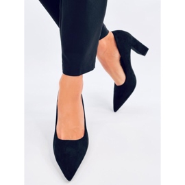 Escarpins à talons aiguilles noirs Verizon le noir 1