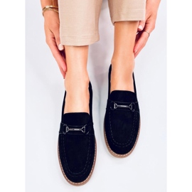 Mocassins femme en daim States Noir le noir 4