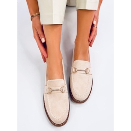 Mocassins femme en daim beige States 3
