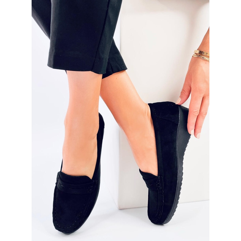 Vegar Mocassins compensés noirs le noir 2