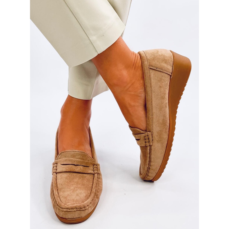 Mocassins compensés Vegar Kaki beige 1 Mocassins compensés Vegar Kaki beige 1