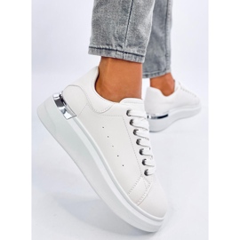 Baskets femme Raclei blanches 3