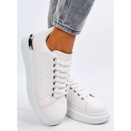 Baskets femme Raclei blanches 1