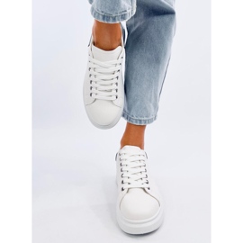 Baskets femme Raclei noires blanc 1