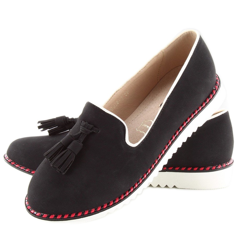 Mocassins Lordsy avec garniture 9014 Noir 2