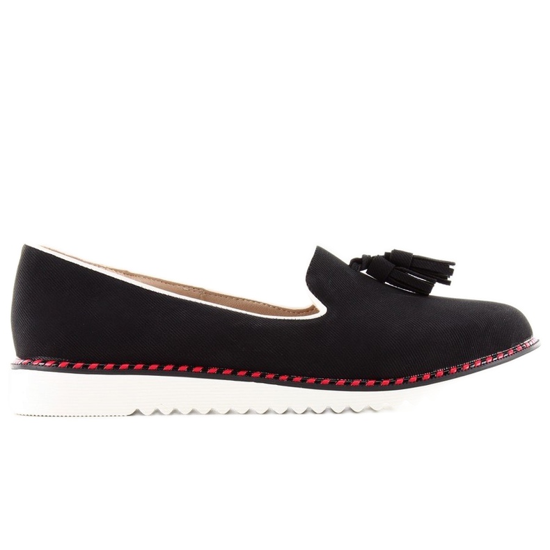 Mocassins Lordsy avec garniture 9014 Noir 1