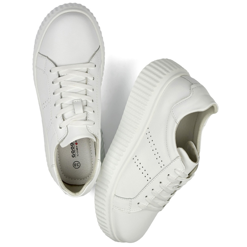 Chaussures de sport blanches pour femmes en cuir naturel, chaussures en cuir pour femmes 1 Chaussures de sport blanches pour femmes en cuir naturel, chaussures en cuir pour femmes 1