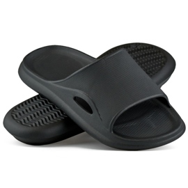 Tongs de piscine noires 1
