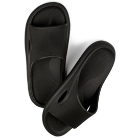 Tongs de piscine noires 2