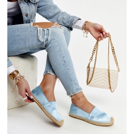 Espadrilles bleu ciel brillantes sur la plateforme Caithlin 1 Espadrilles bleu ciel brillantes sur la plateforme Caithlin 1