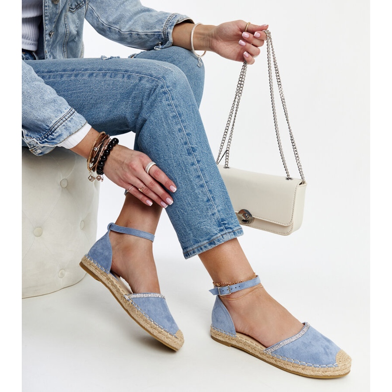 Espadrilles bleues à décoration Aydan 1
