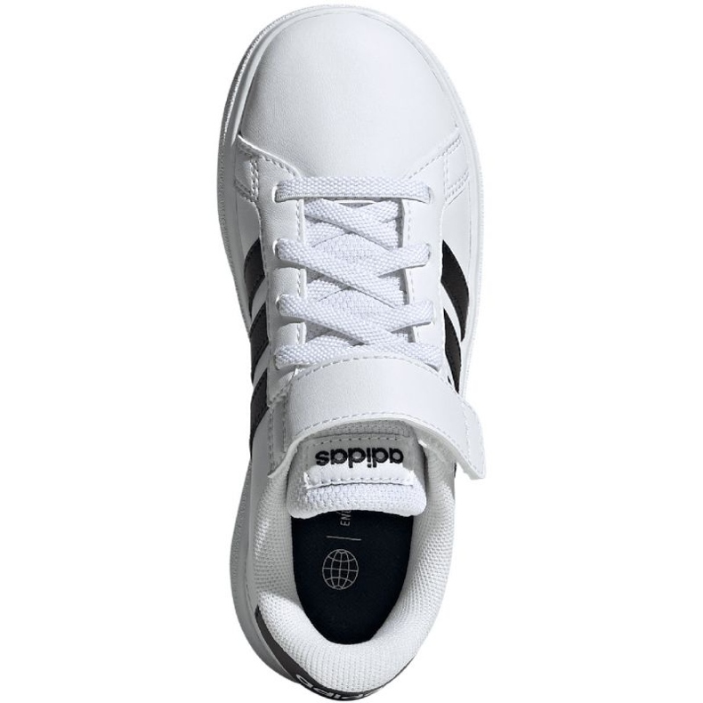 Chaussures Adidas Grand Court 2.0 El K Jr GW6521 blanc 1