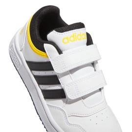 Chaussures Adidas Hoops 3.0 Cf C Jr IF5316 blanche 3