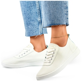 Baskets ajourées blanches pour femme, baskets ajourées 3
