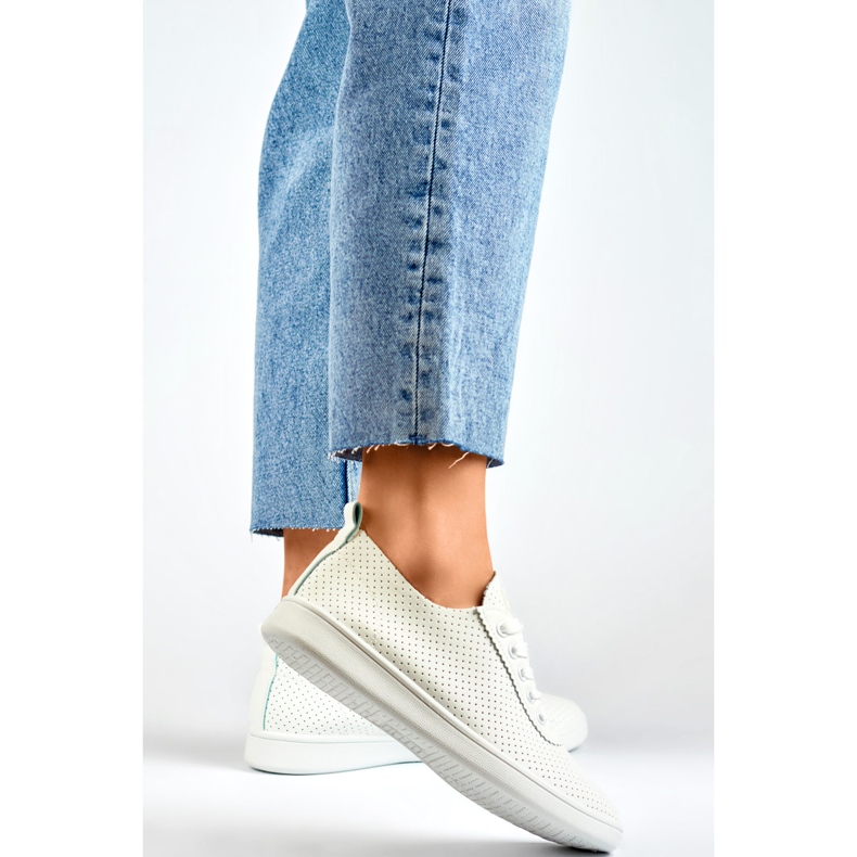 Baskets ajourées blanches pour femme, baskets ajourées 2