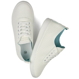 Baskets ajourées blanches pour femme, baskets ajourées 1
