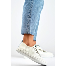 Baskets ajourées blanches, baskets ajourées femme 3