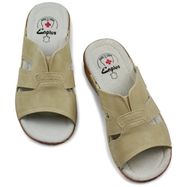 Tongs pour femmes en bonne santé, tongs confortables et confortables beige 1
