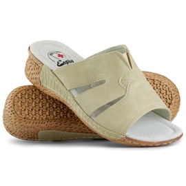 Tongs pour femmes en bonne santé, tongs confortables et confortables beige 2