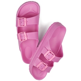 Tongs roses à deux boucles 1
