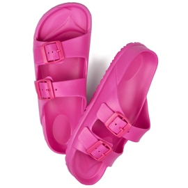 Tongs roses à deux boucles 2